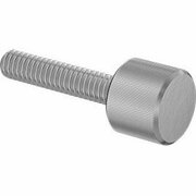 BSC PREFERRED Stainless Steel High-Profile Knurled-Head Thumb Screw 1/4-20 Thread Size 1-1/4 Long 93585A194